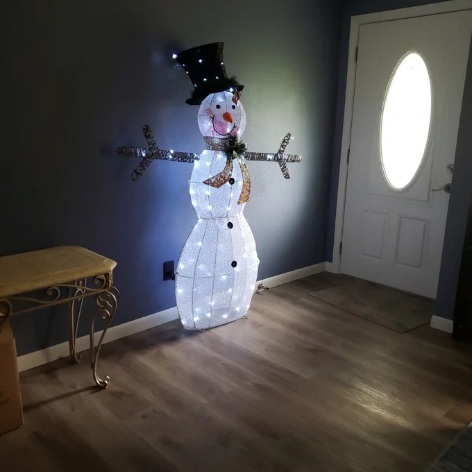 Snowman Lighted Display