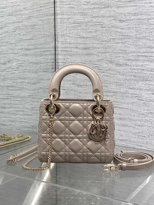 Lady Dior Mini Bag Beige