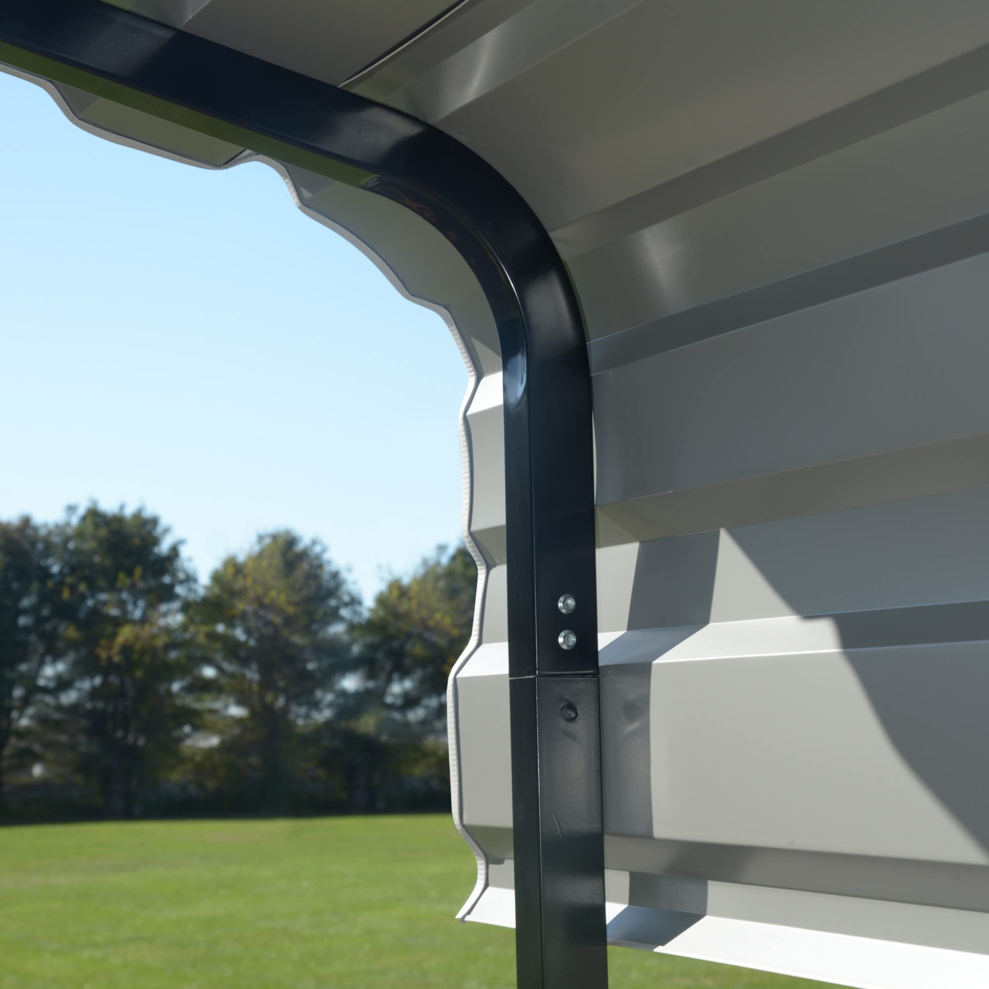 10' x 15' x 7' 29-Gauge Carport with Galvanized Steel Roof