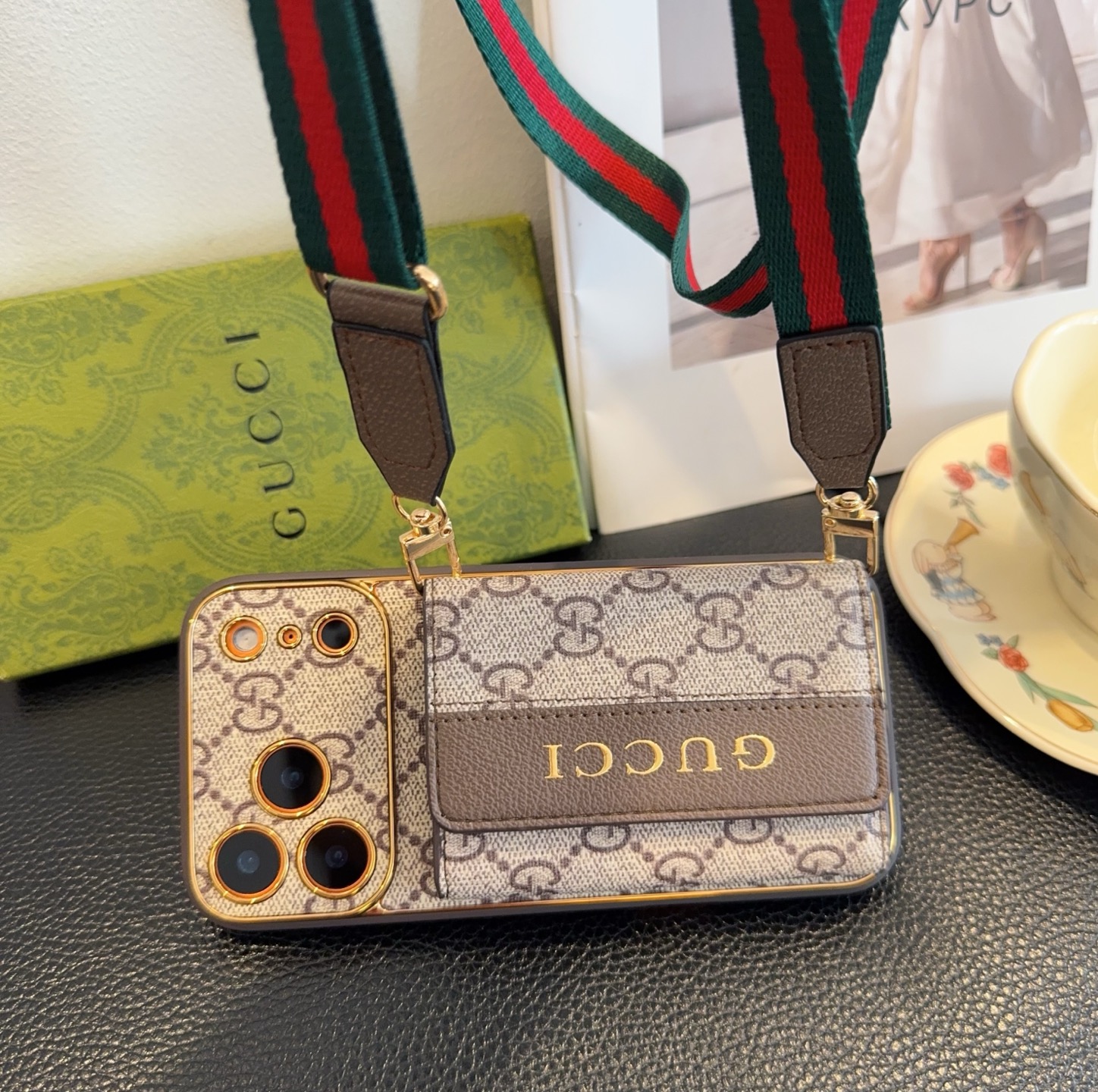Gucci Card Holder Phone Case