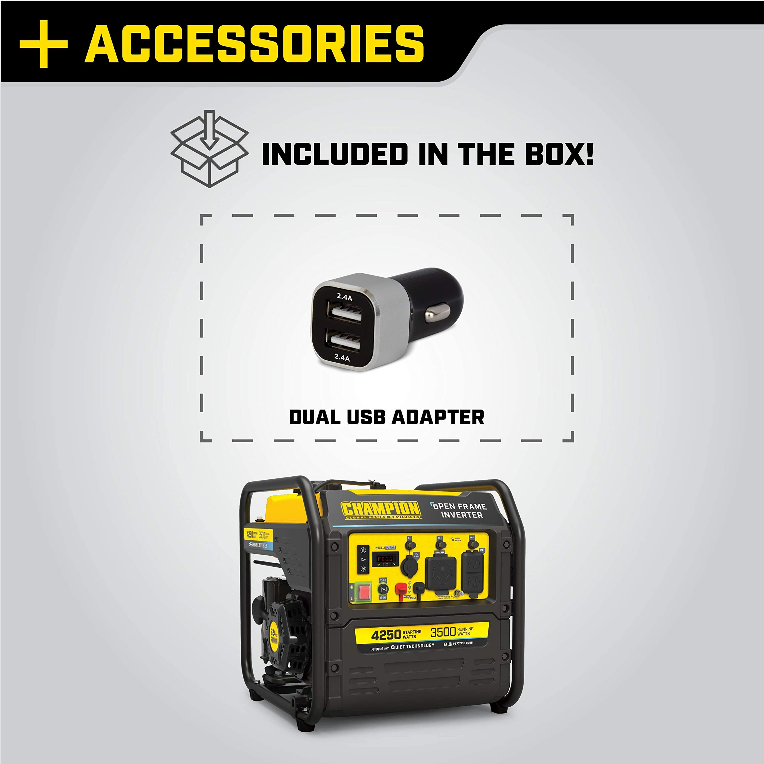 Champion Power Equipment 4250-Watt RV Ready Open Frame Inverter