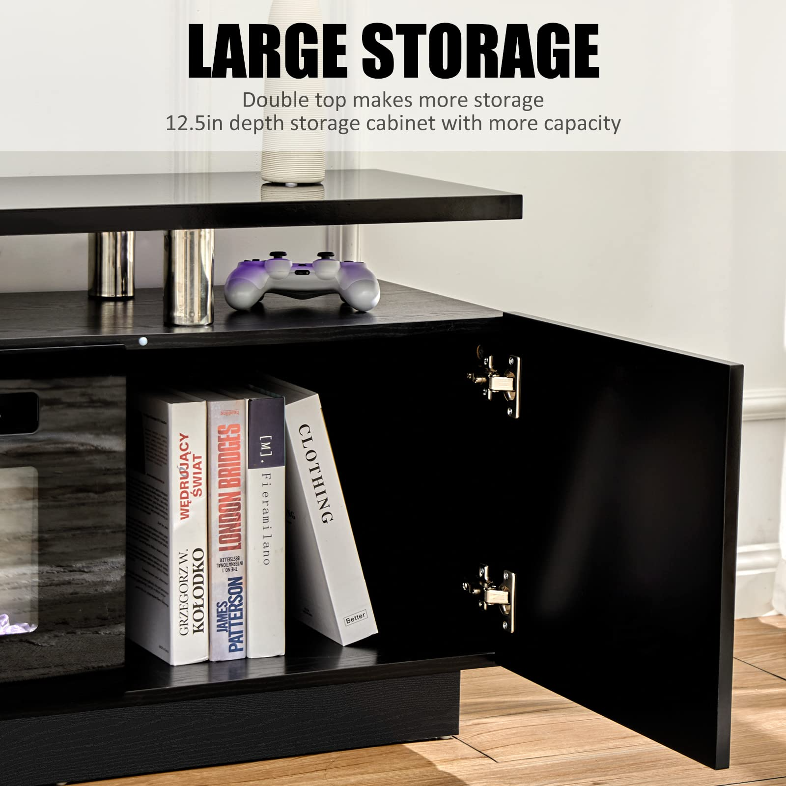 Fireplace TV Stand with 36
