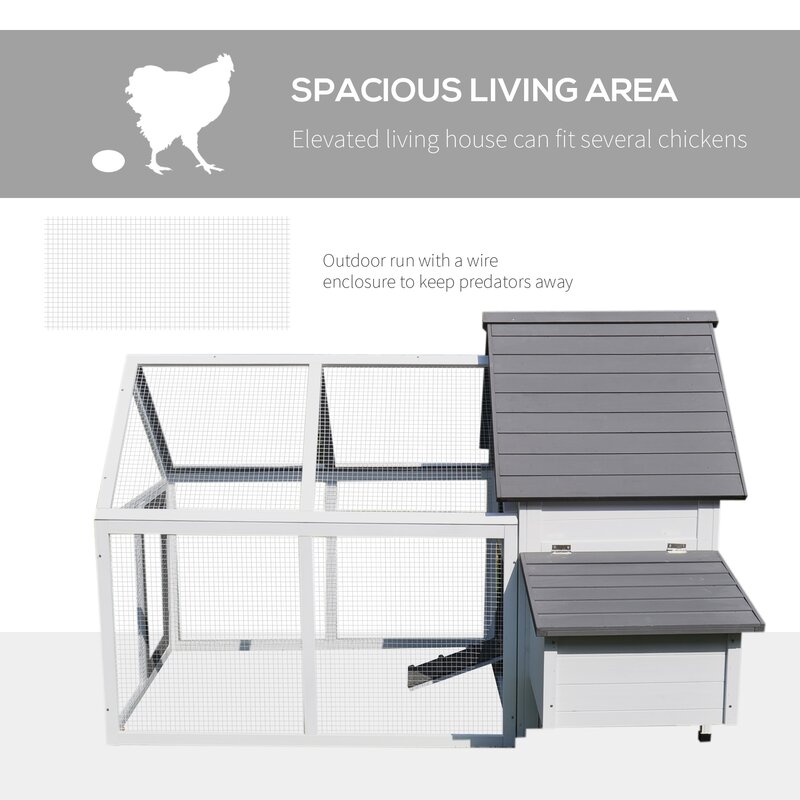 Camas Chicken Coop with Chicken Run For Up To 3 Chickens