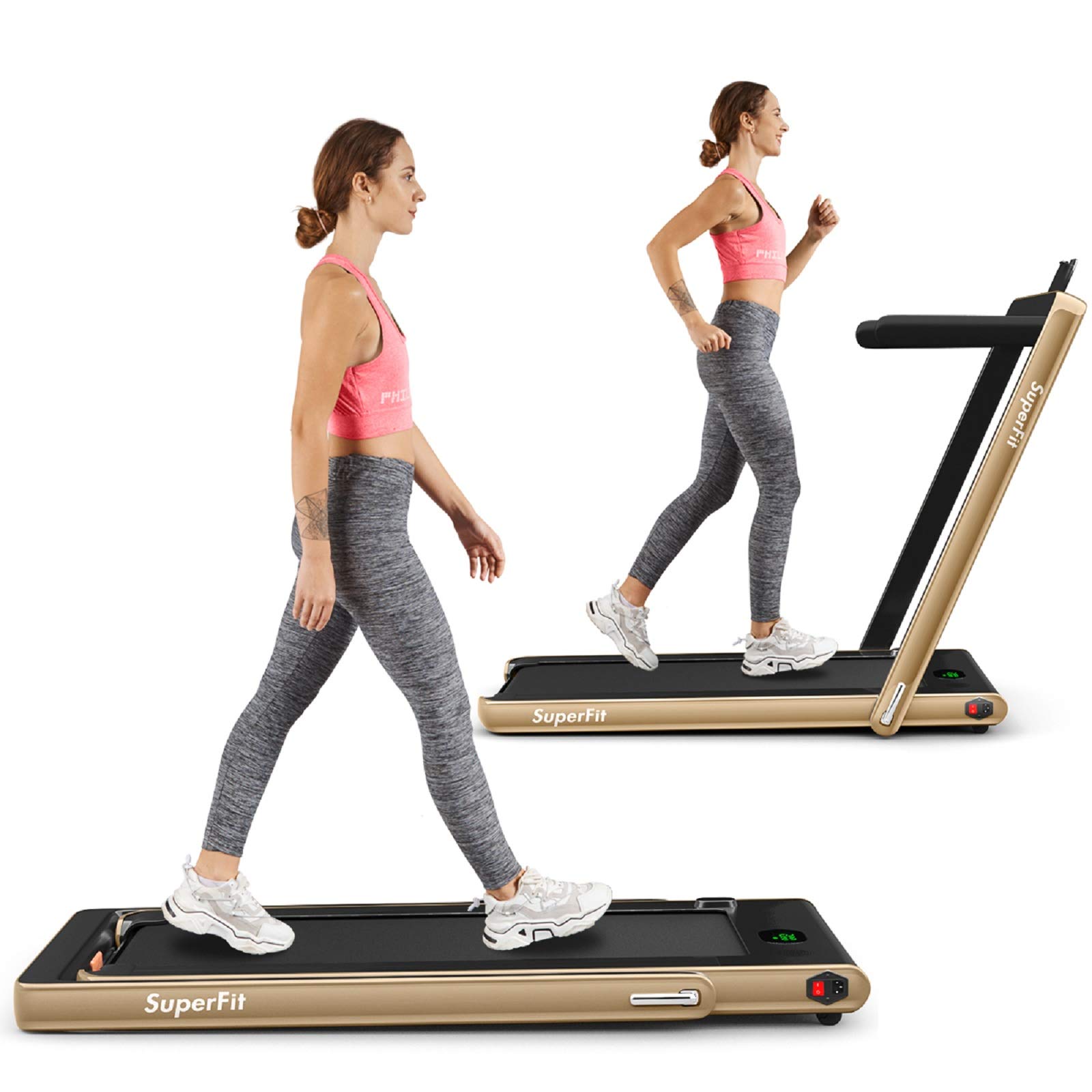 2 in 1 Folding Treadmill