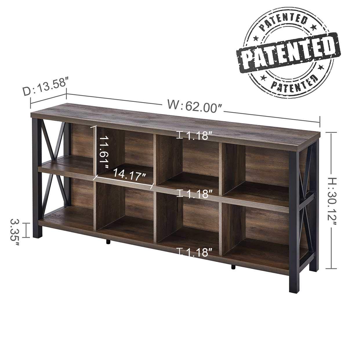 8 Cube Storage Organizer Bookshelf