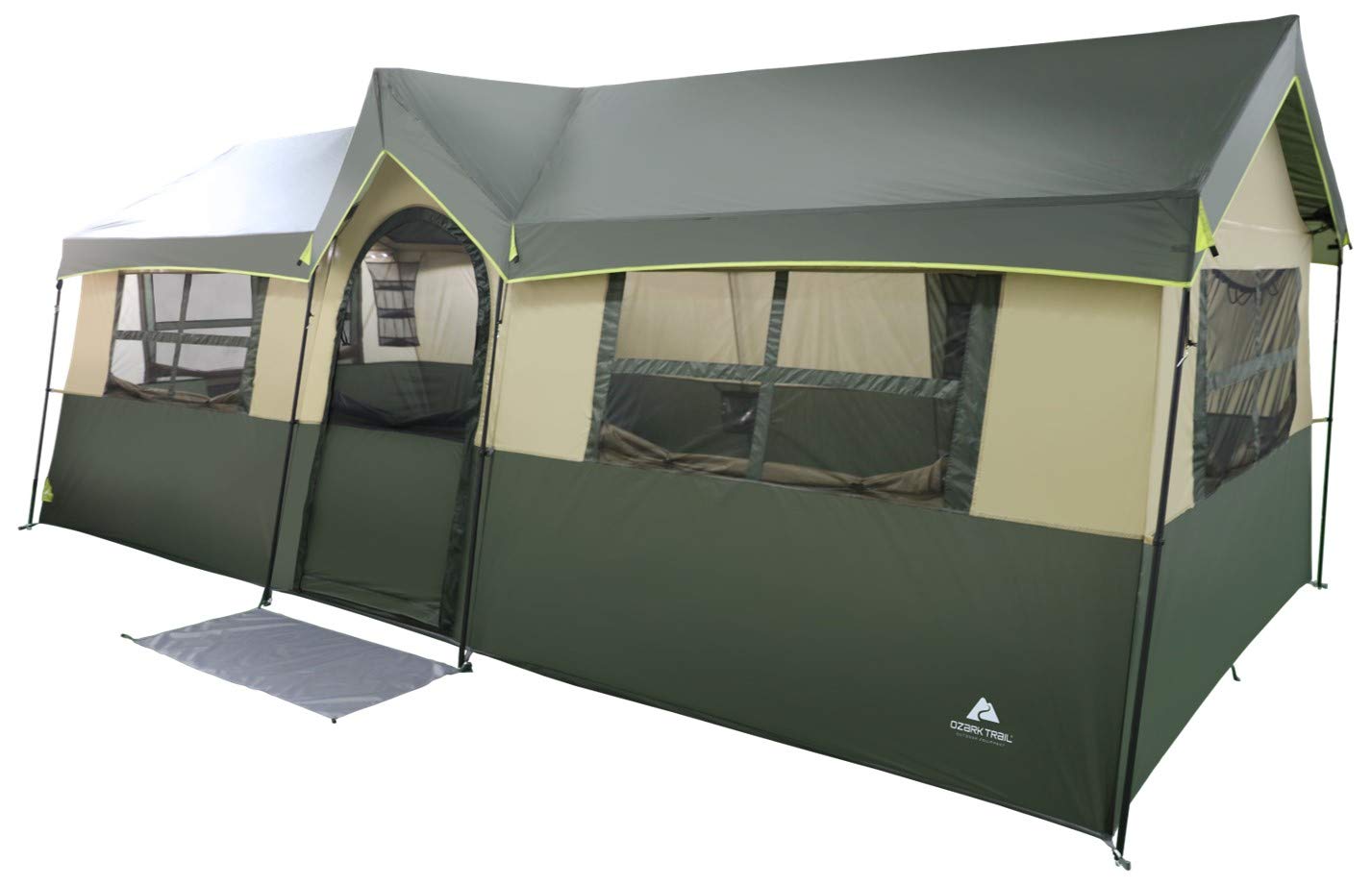 Spacious & Comfortable 12 Person Cabin Tent with 2 Closets