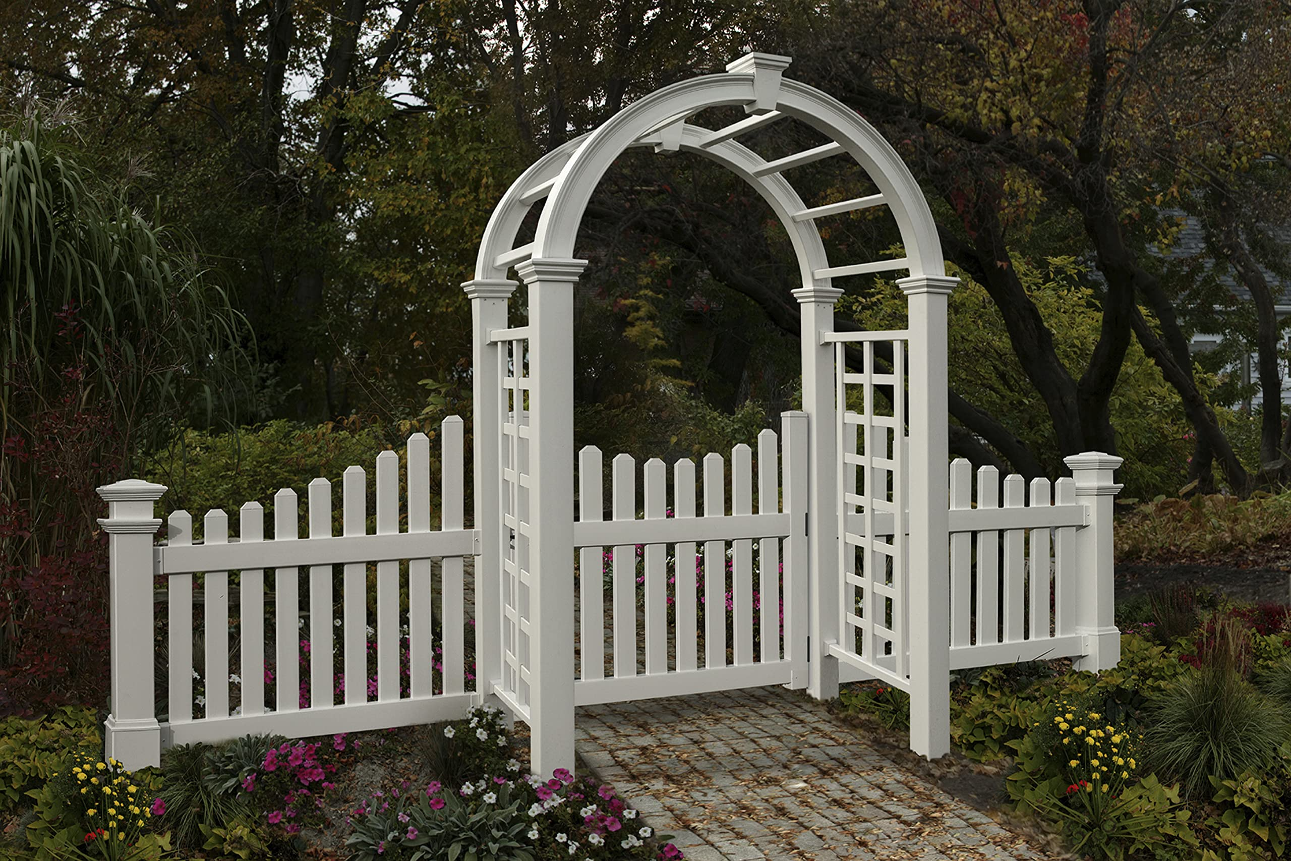 Nantucket Deluxe 60W x 94H Vinyl Arbor