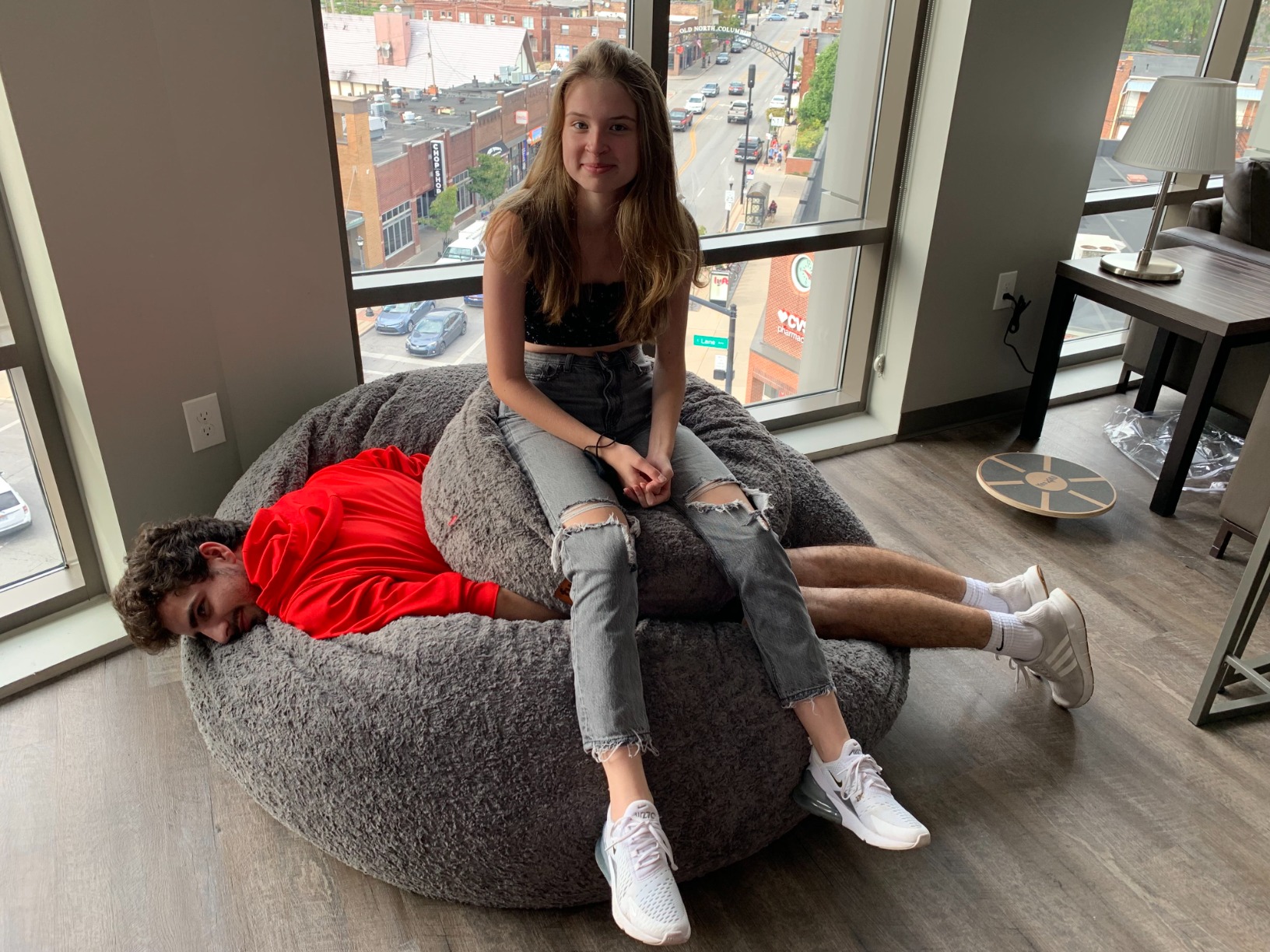 Faux Fur Bean Bag Chair