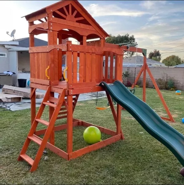 Oak Grove Wooden Swing Set