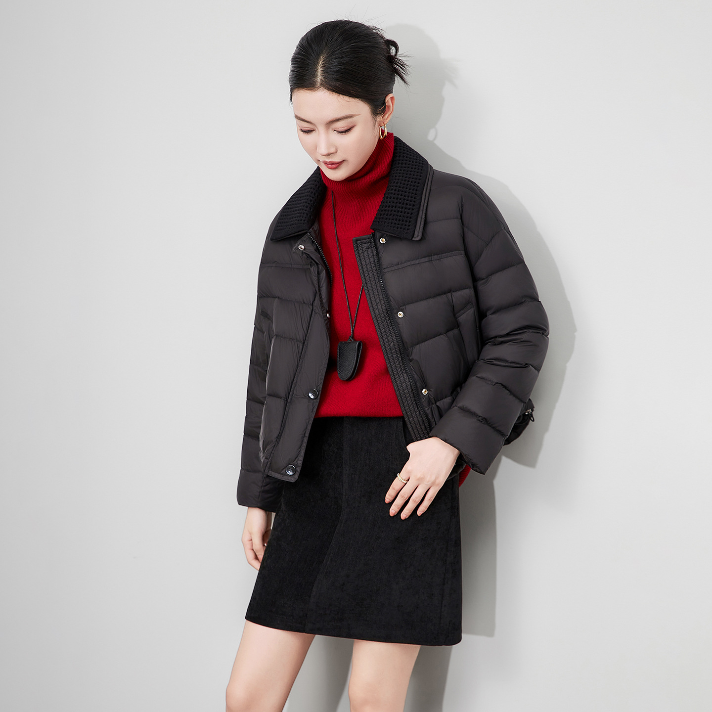 Lightweight Spring down Jackets 90 Duck Down Home Wear Bosideng Casual Regular Fit Polyester Coat