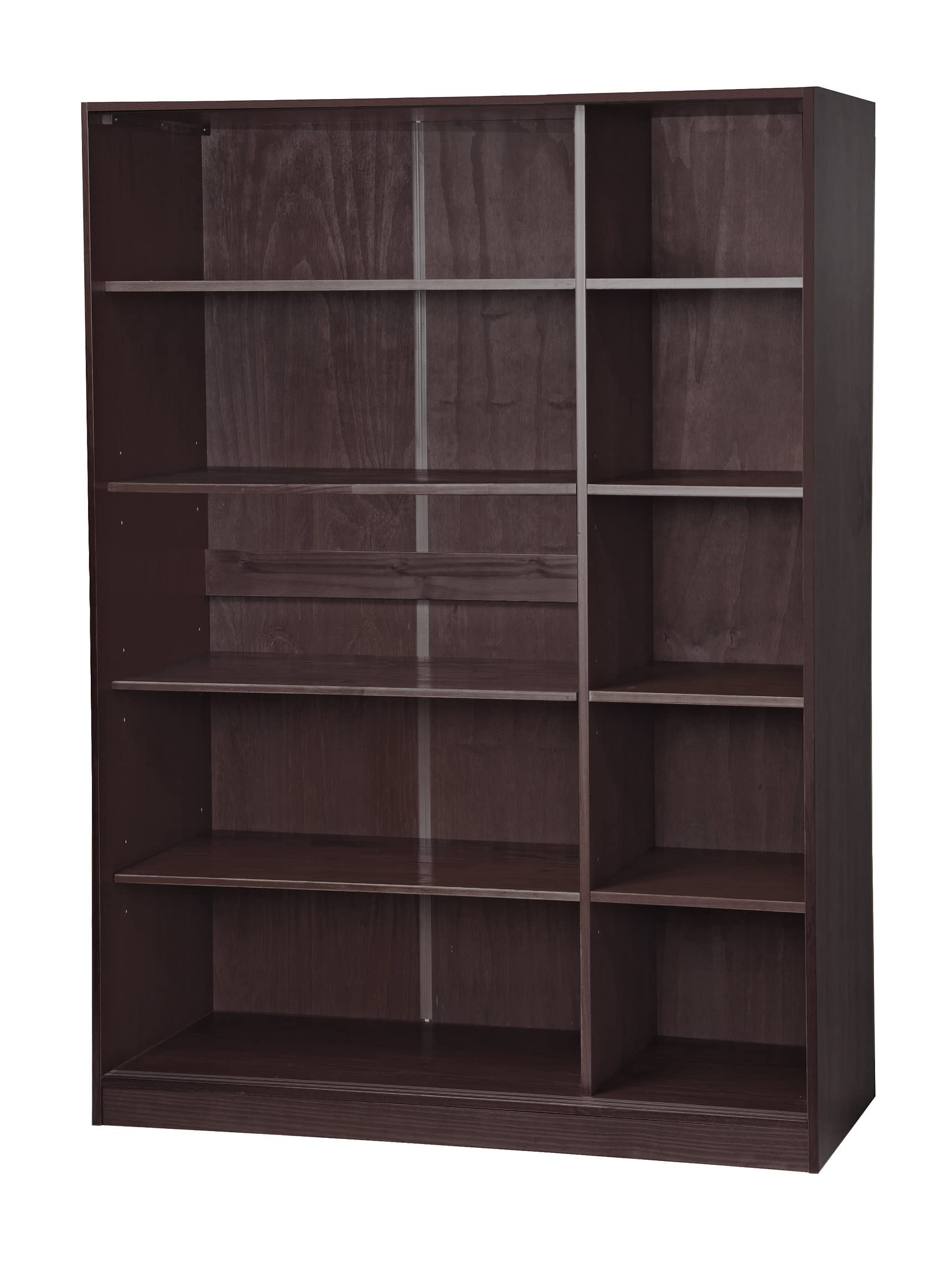 100% Solid Wood Wardrobe with 3 Sliding Louvered Doors