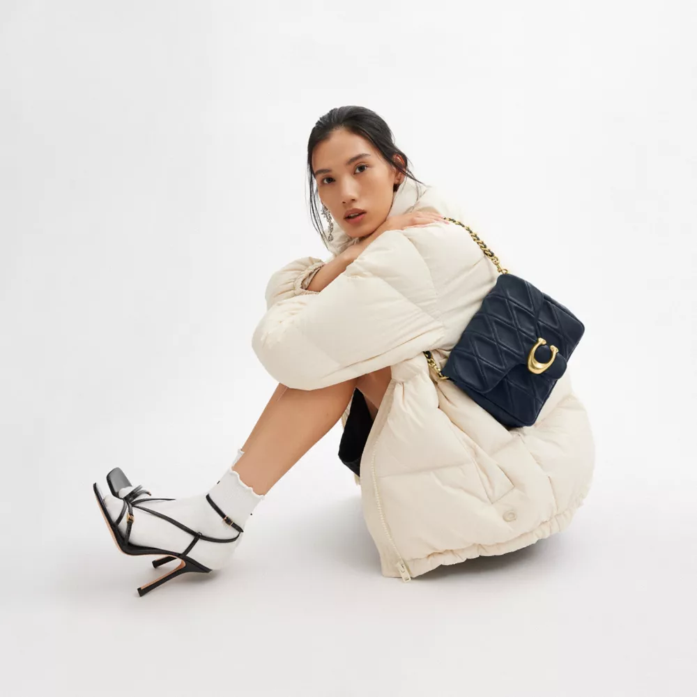 Times Square Tabby Shoulder Bag With Quilting