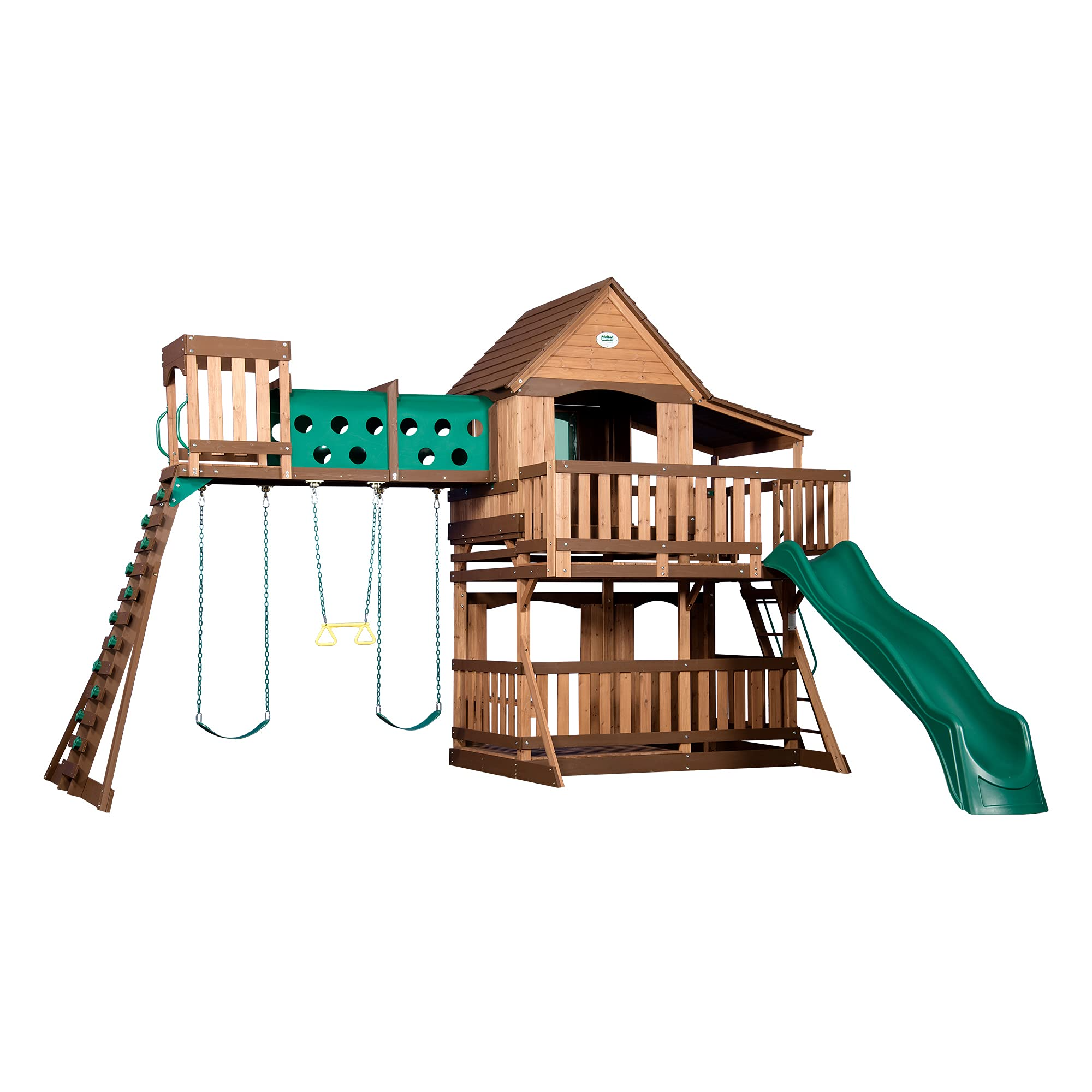 Woodridge Elite All Cedar Wood Swing Set