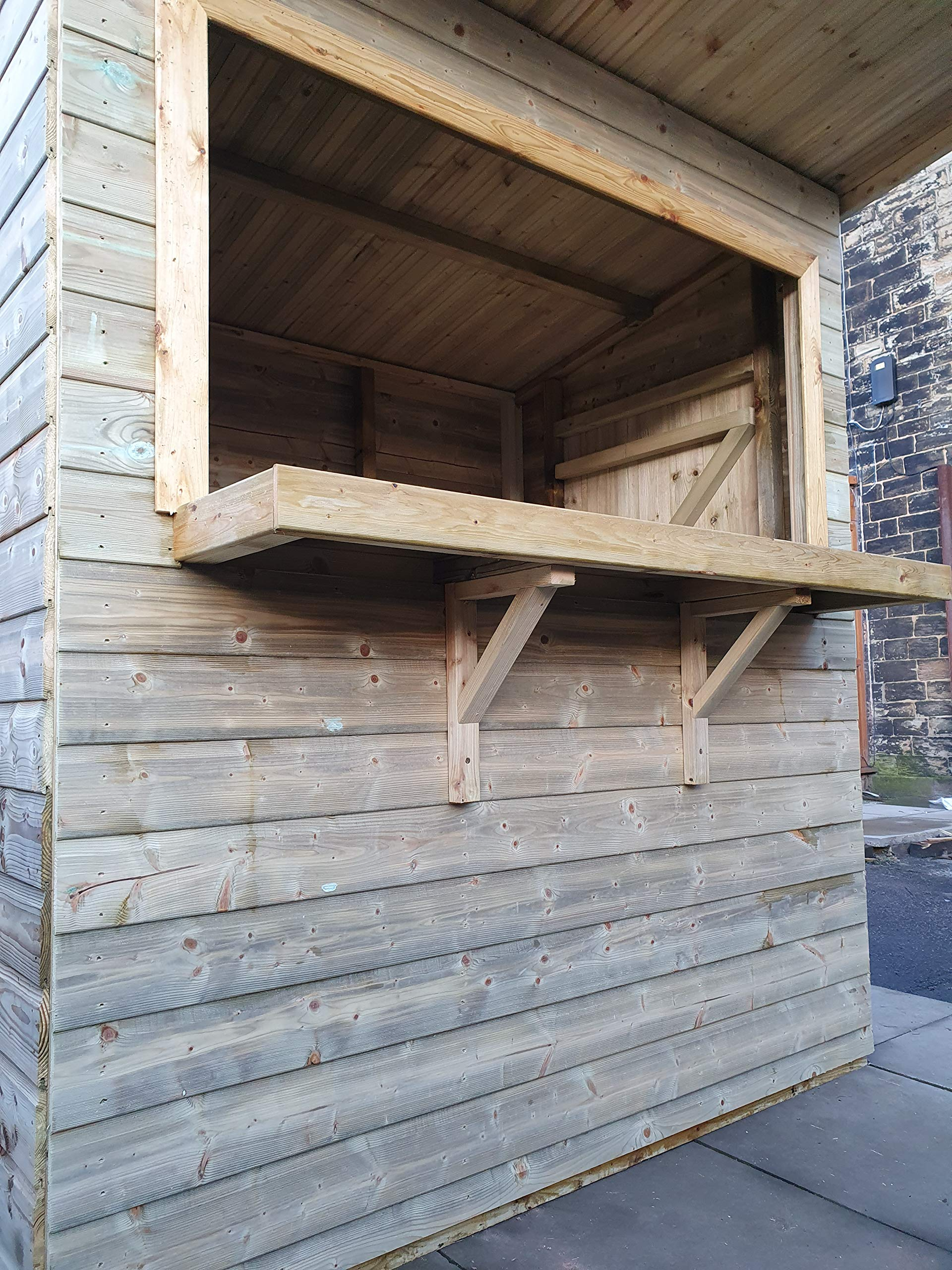 Garden Bar Drinks Shed 6x4 Fully T&G Quality Wooden Party Hut