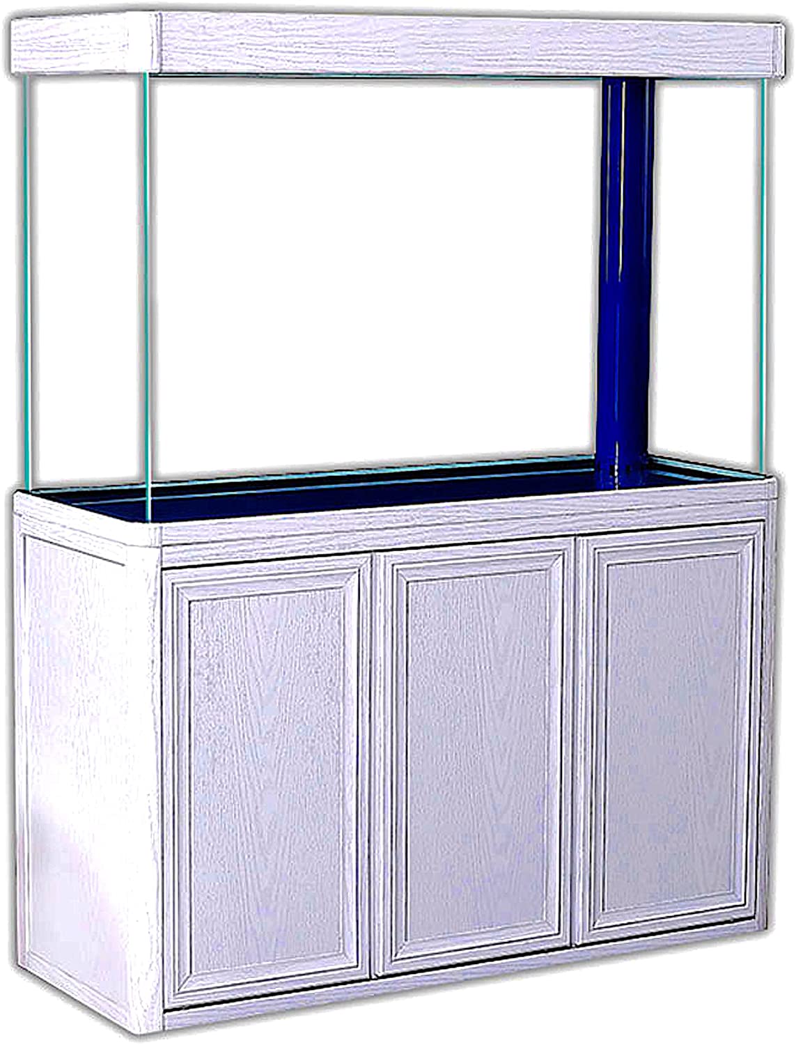 170 Gallon Aquarium Fish Tank LED Light Filter Upright Fishtank