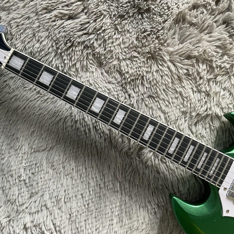 Metallic Green SG 60s Custom Electric Guitar Tremolo Mahogany Body 3H Pickups