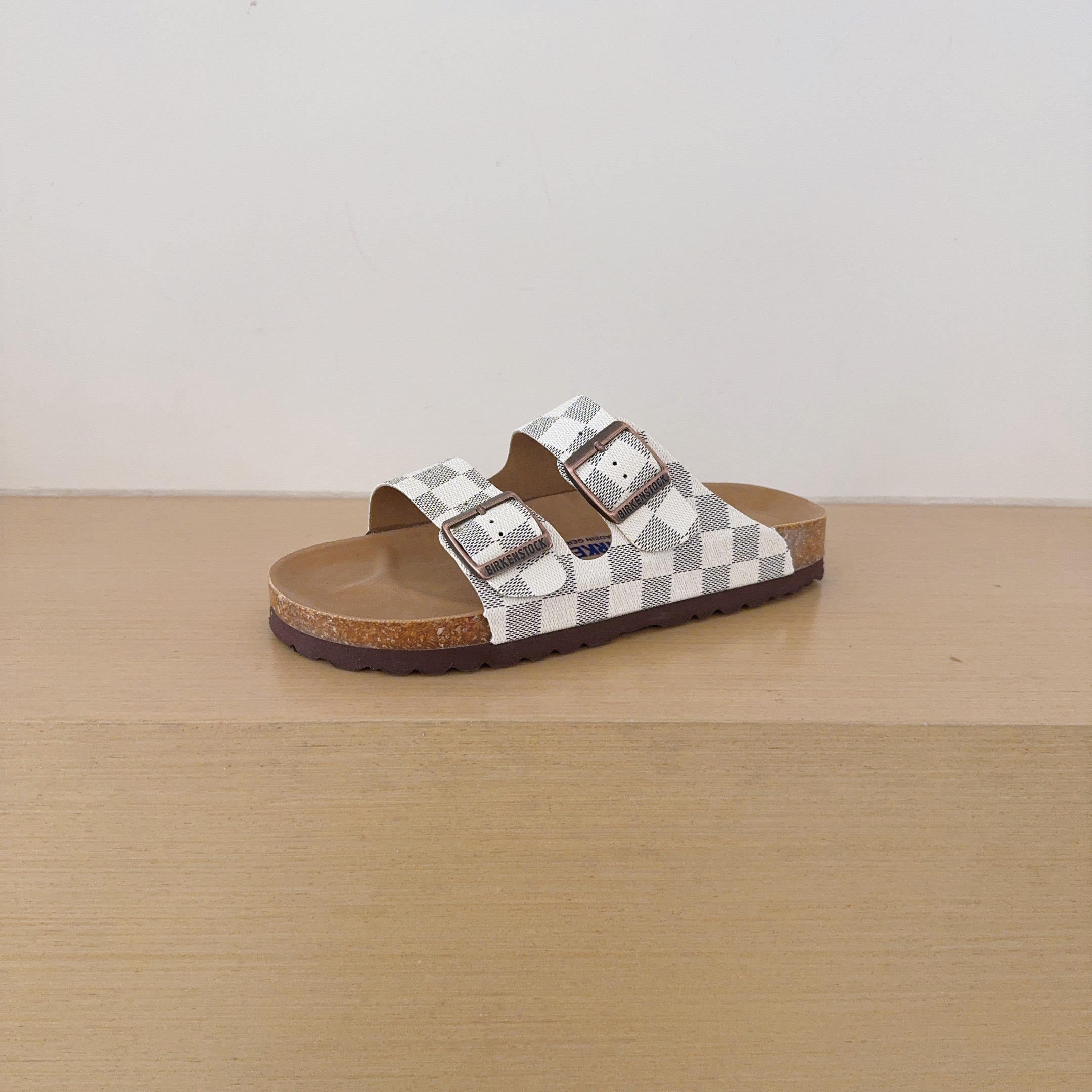 UGG Kids Checkerboard Birken-Style Two-Strap Sandals Adult And Kids