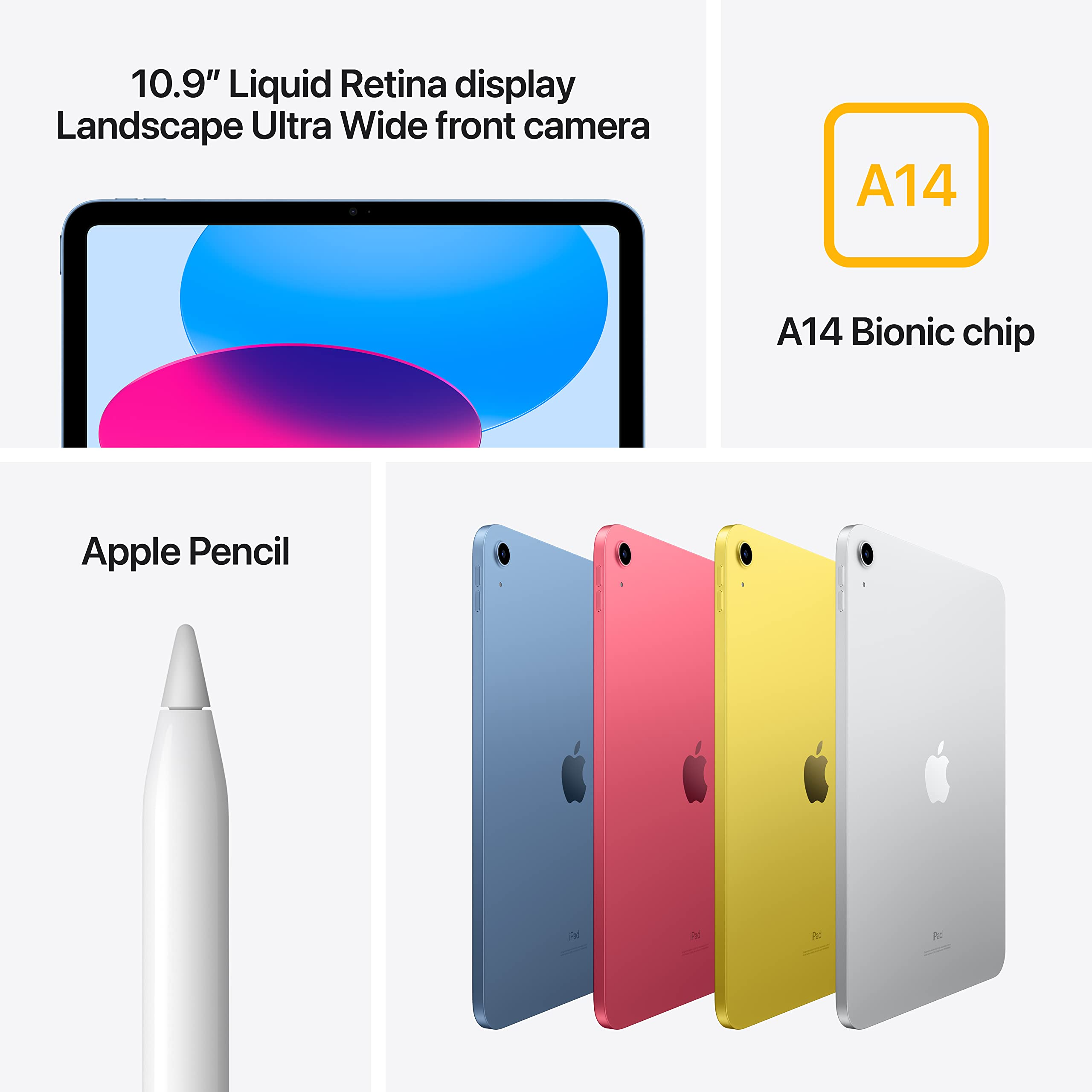 2022 Apple 10.9-inch iPad(10th Generation)