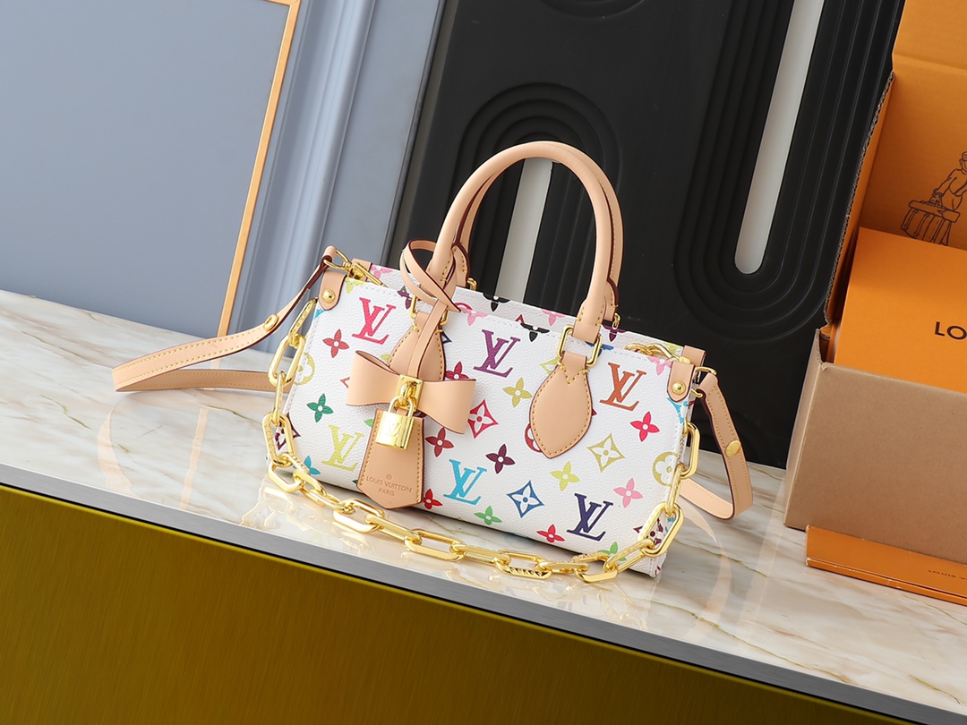 LV OnTheGo East West Handbag Murakami Monogram Edition