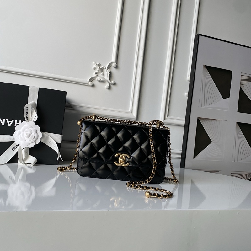 Chanel AS2649 Black Drawstring Mini Bag