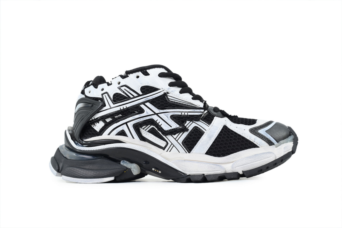 Balenciaga Runner White Black LED