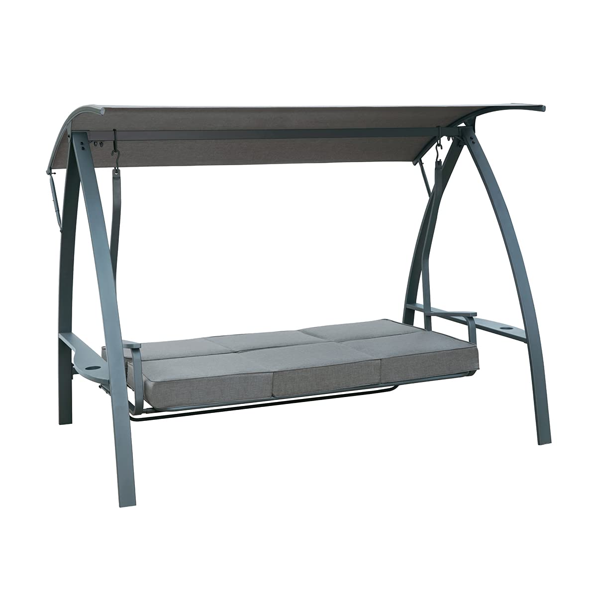 Patio Swinging Bench Chair 3-Seat Daybed Porch Swing Seater