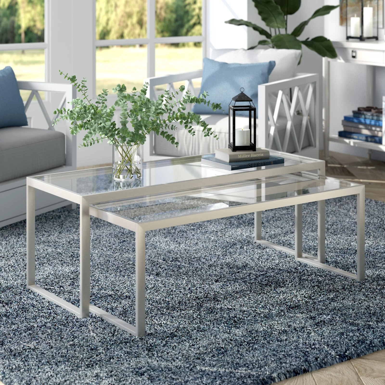 Ogrady Sled 2 Piece Nesting Tables