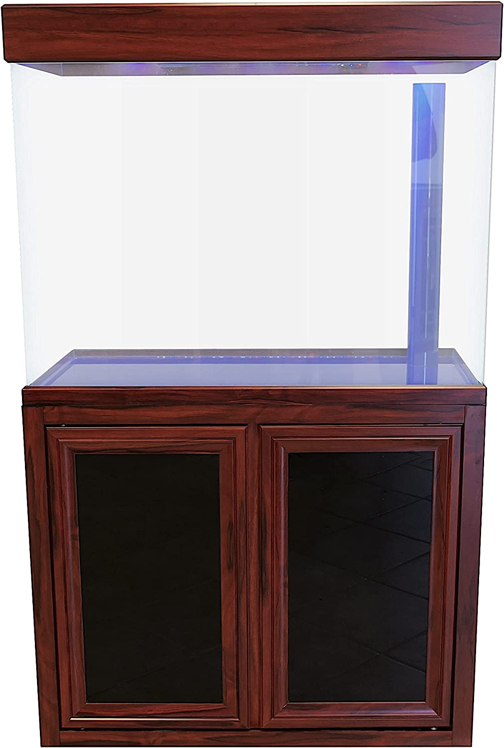170 Gallon Aquarium Fish Tank LED Light Filter Upright Fishtank