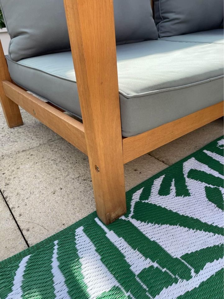 Garden corner sofa