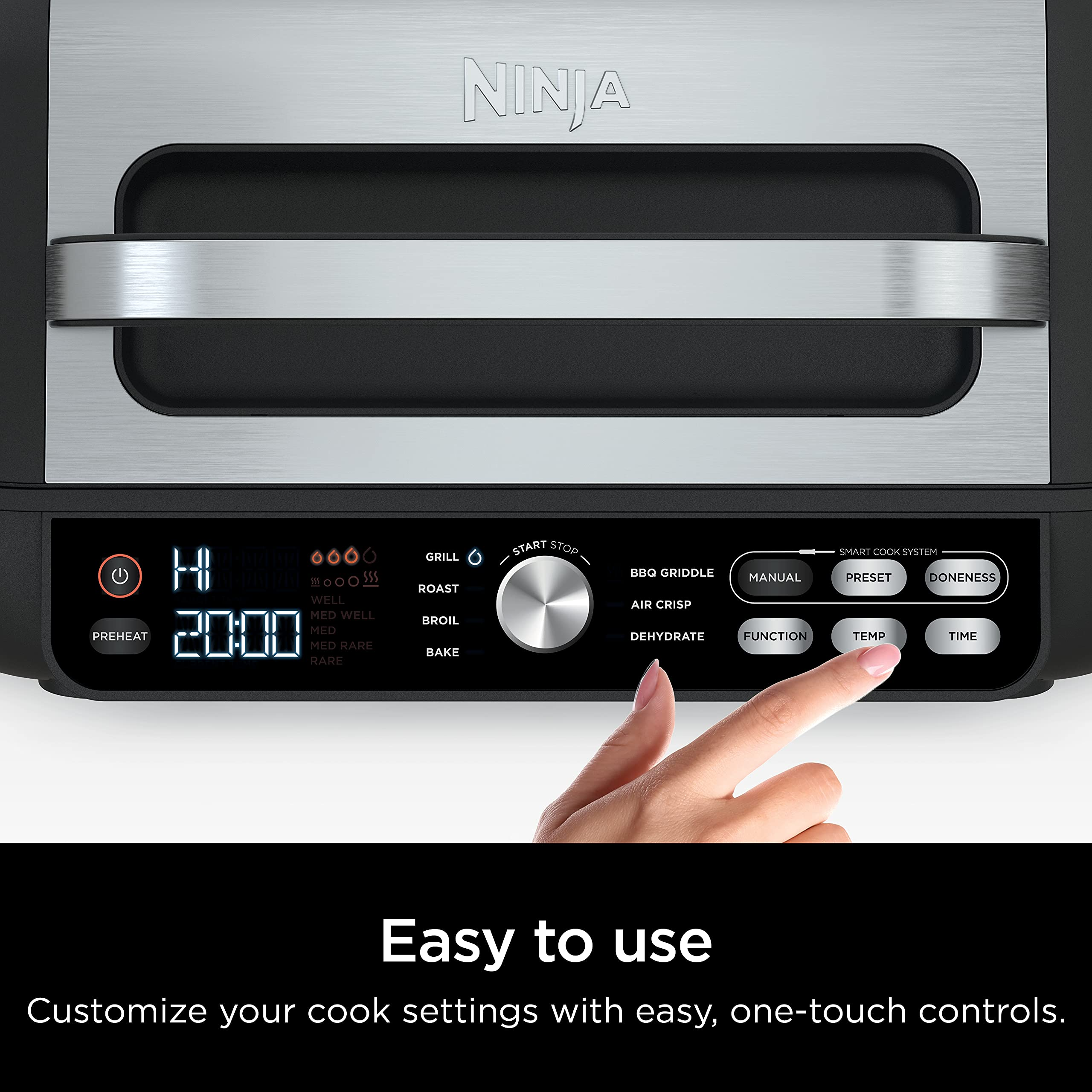 Ninja IG651 Foodi Smart XL Pro 7-in-1 Indoor Grill/Griddle Combo