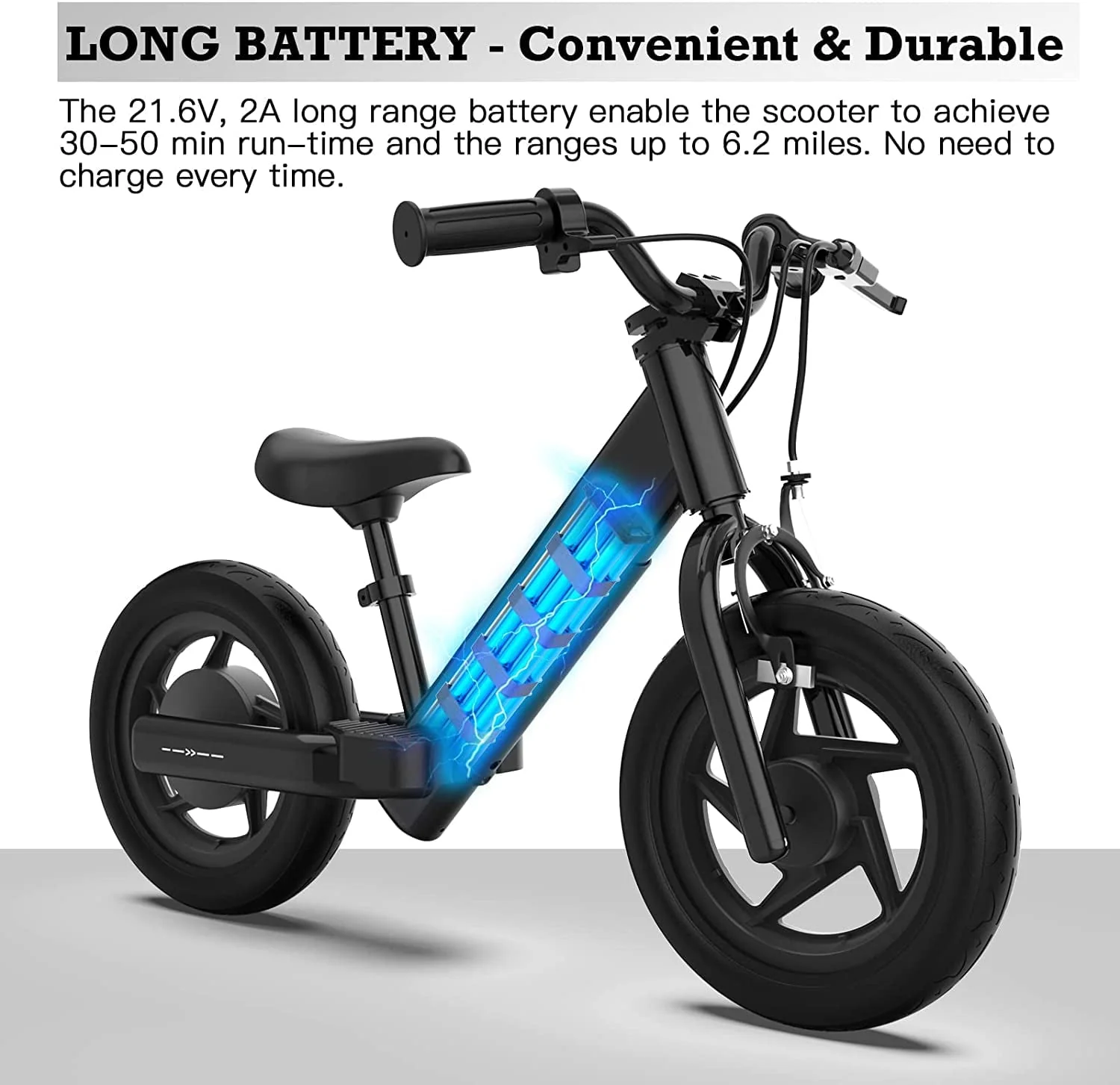 Hiboy BK1 12in Kids Electric Balance Bike, 100W, 24V