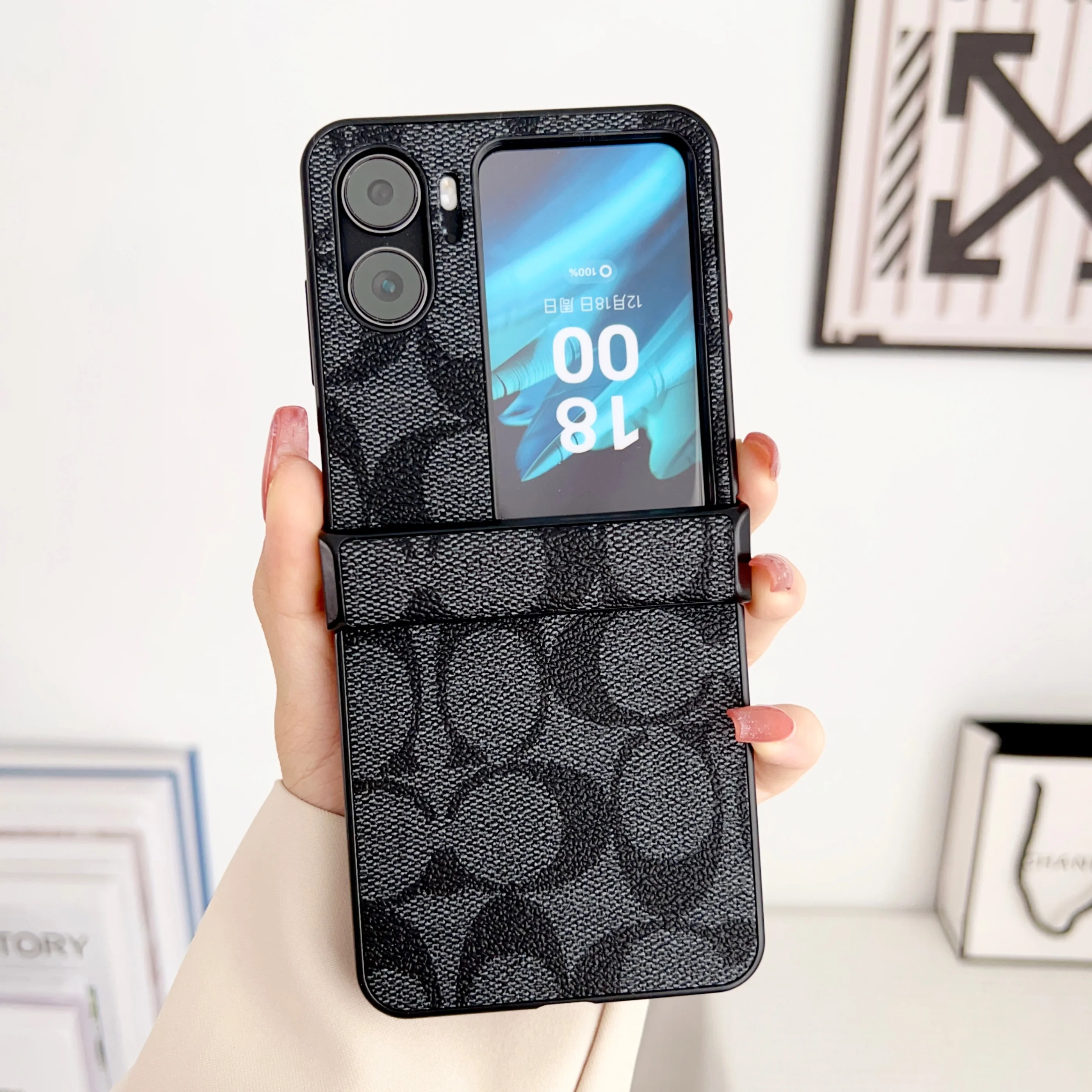 Galaxy Z Flip 7 Protective Case Multi-Color - back view