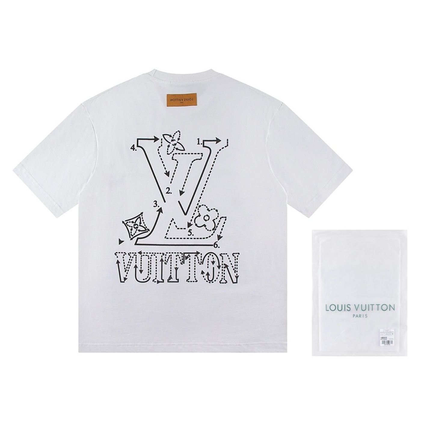 Louis Vuitton T-shirt W2642 Black/White