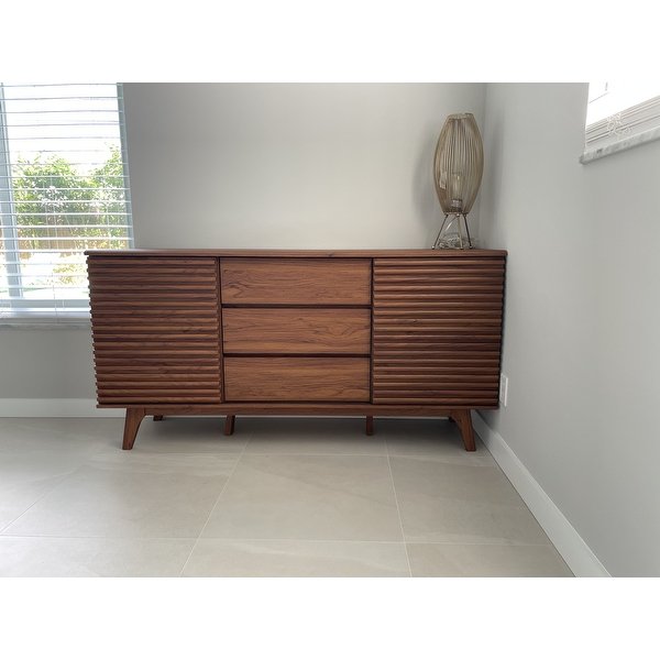 Carson Carrington Lagered Sideboard Buffet Table - Walnut
