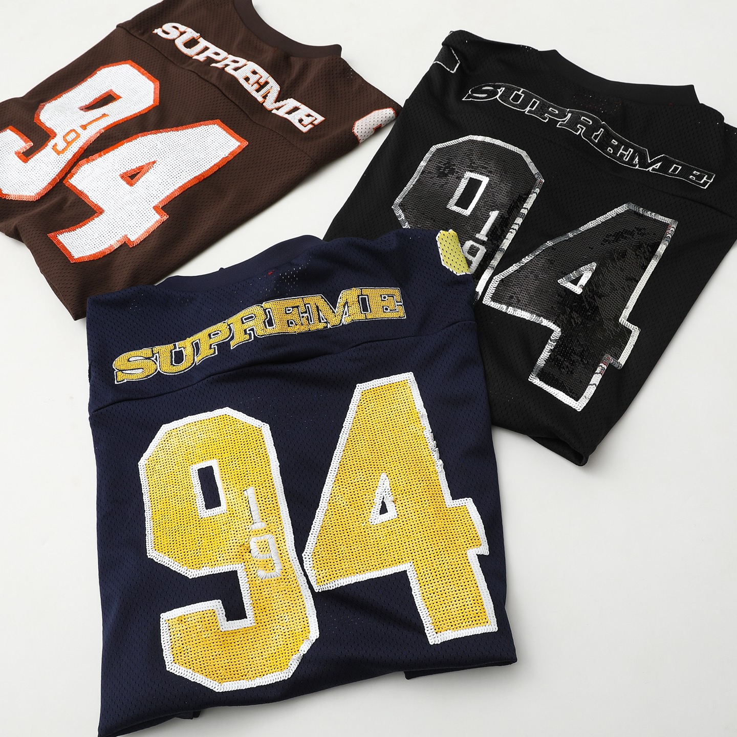 Supreme FW25 WEEK5 Sequin Football Jersey