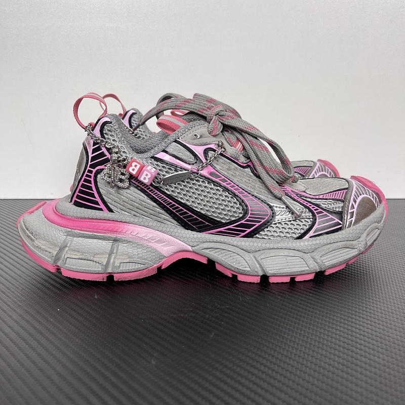 Balenciaga 3XL Charm Grey Purple Sneakers