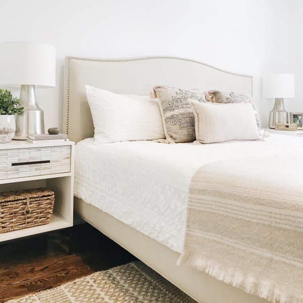 Wood Tiled Nightstand (20