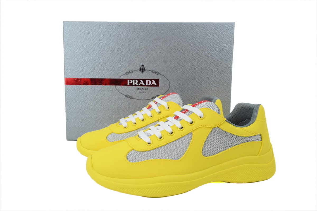 Prada America's Cup Sneakers Yellow