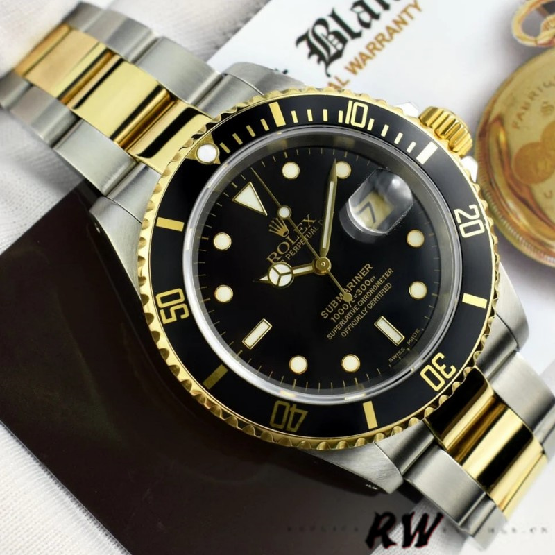 【Super Clone】Rolex Submariner Date 116613 Stainless Steel Case Black Dial 40mm Mens Replica Watch