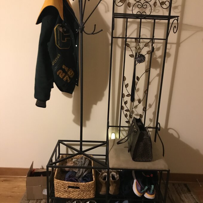 Clift 36.25'' Wide Hall Tree with Shoe Storage