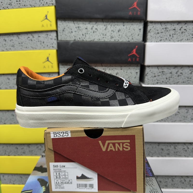 Vans Skool Black Checker