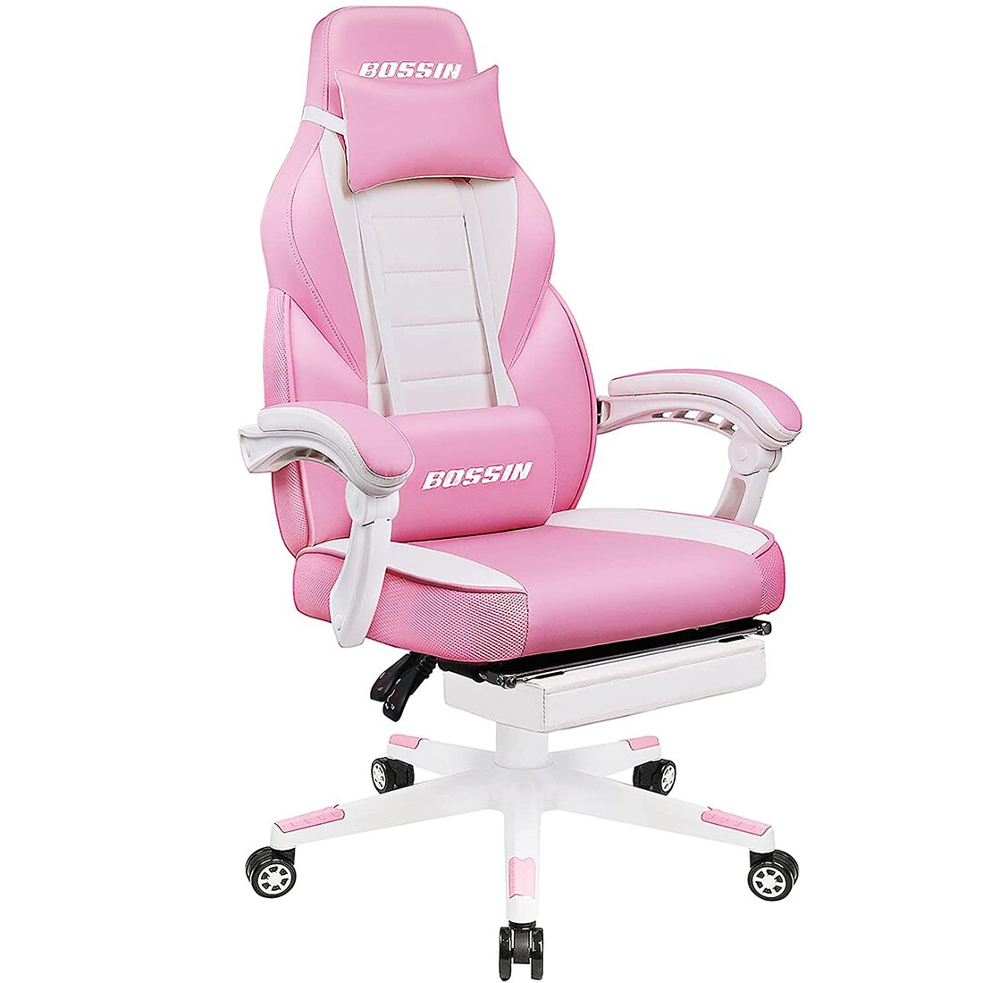 Racing Style Large Size High-Back PU Leather Gaming Chair