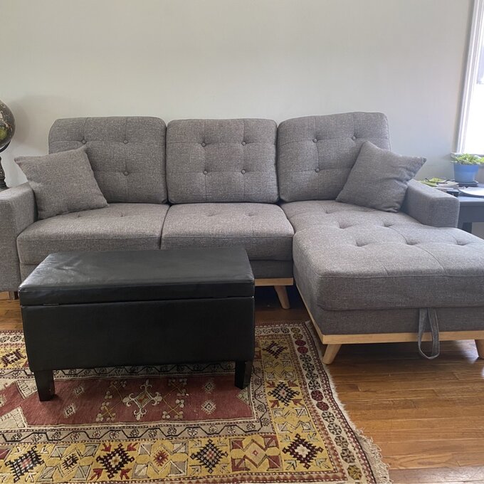 Jaheim 91'' Upholstered Sleeper Sofa
