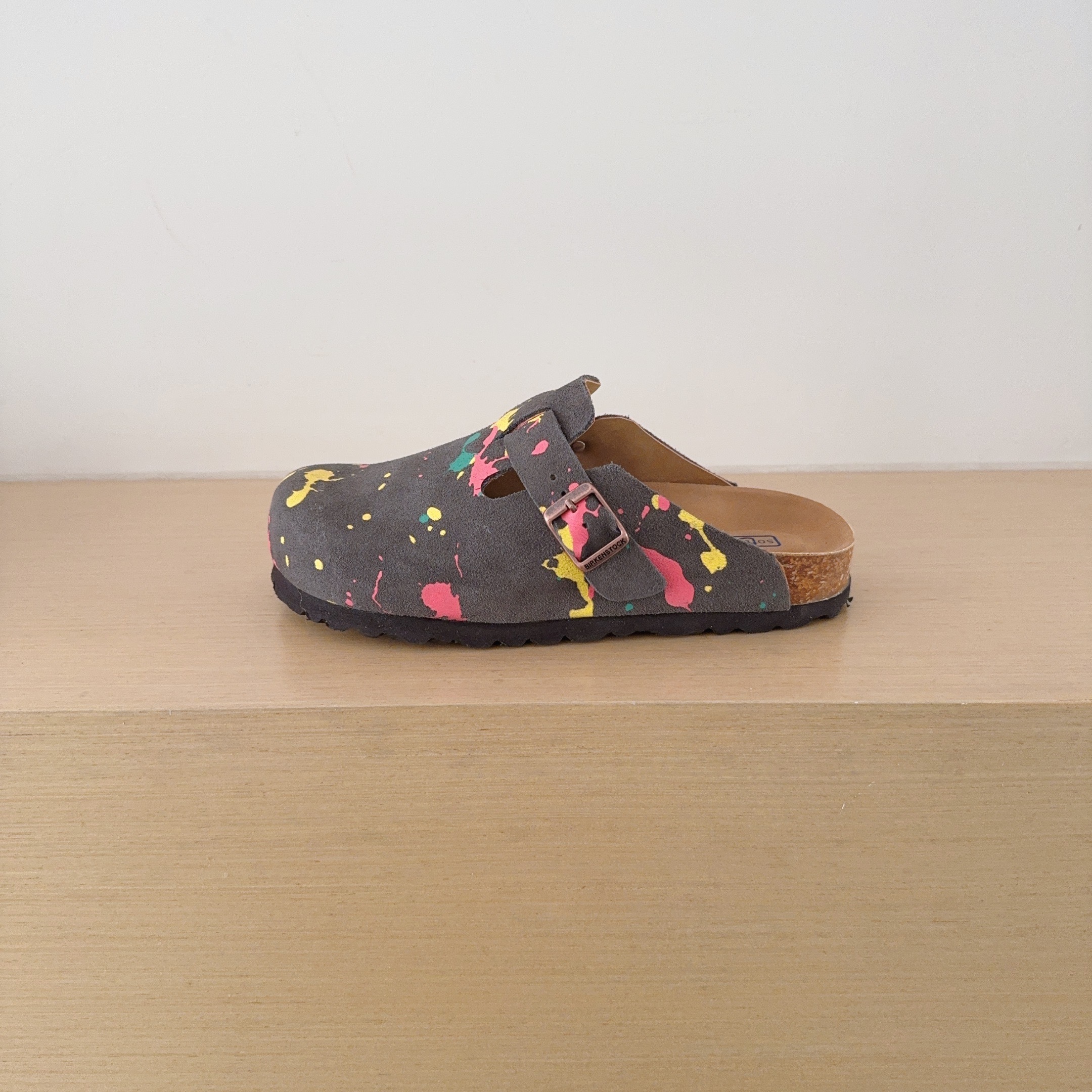 Splatter Graffiti Birken-Style Clogs