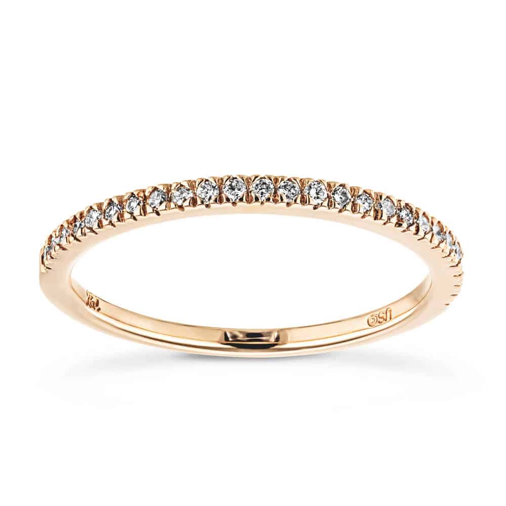 Emma 1/5 ctw Round Lab Grown Diamond Prong Set Wedding Band