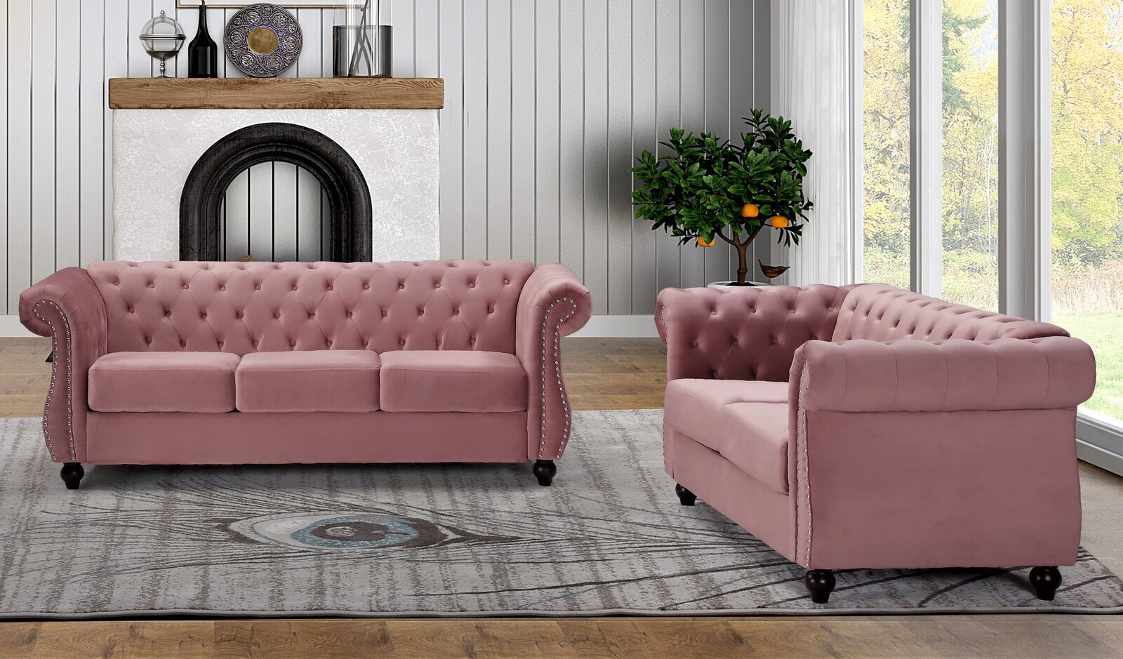Felan 2 Piece Living Room Set