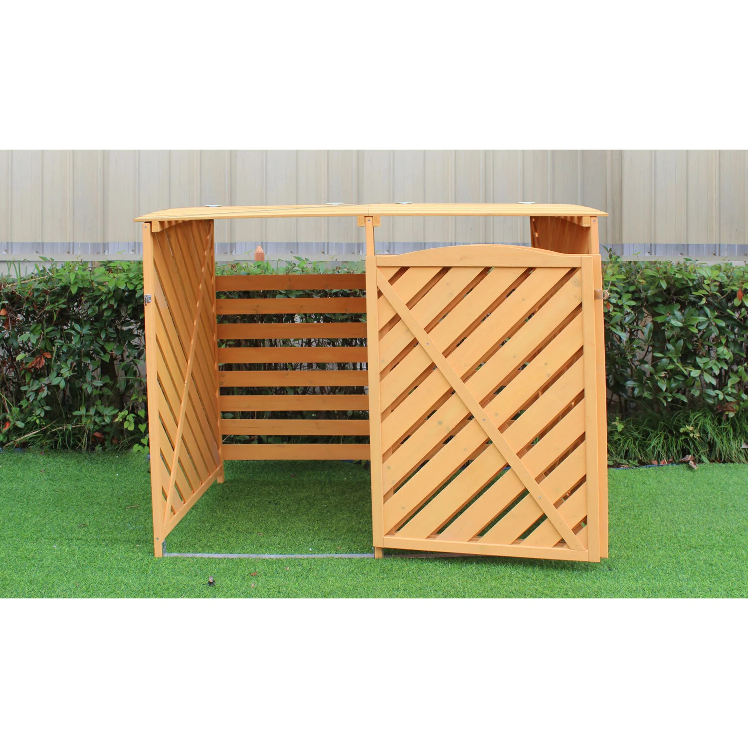 5x3 ft Solid Wood Garage Shed