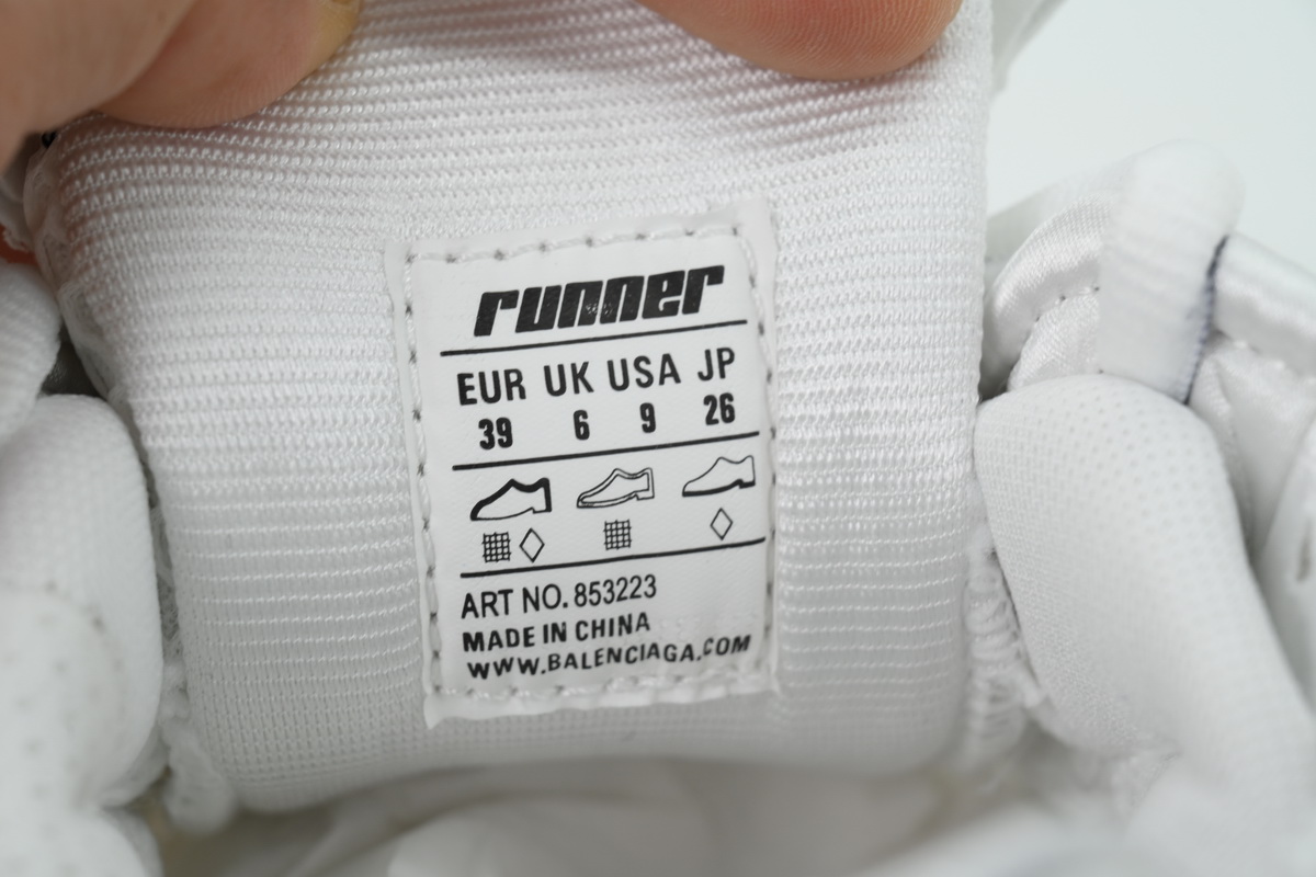Balenciaga Runner White 853223 WRNLD 0102