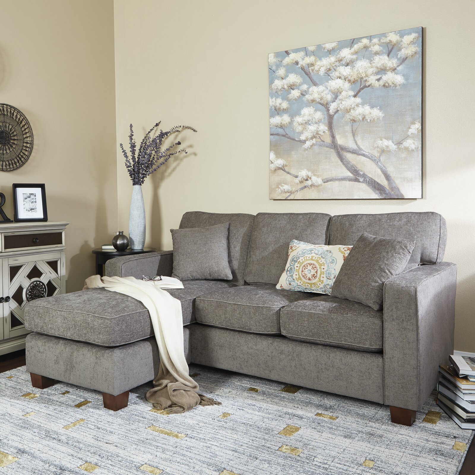 Kehlani 2 - Piece Upholstered Chaise Sectional