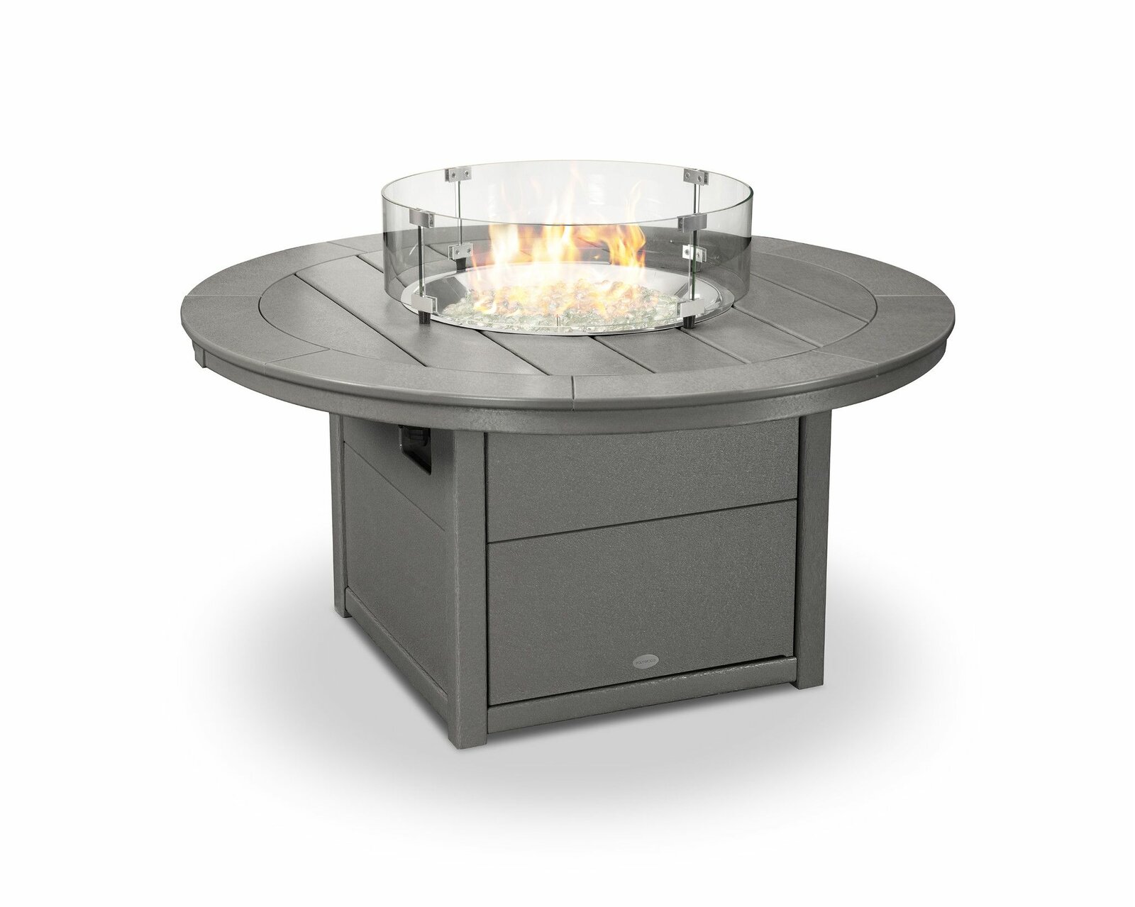 23.75'' H x 48'' W Polyresin Fire Pit Table